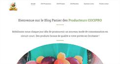 Desktop Screenshot of panier-des-producteurs.com