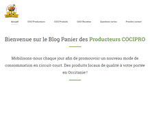 Tablet Screenshot of panier-des-producteurs.com
